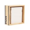 KAPLA 40 Squares White - Wooden Construction Set 40 White Colored Building Planks