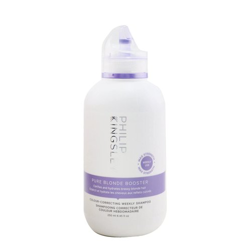 PHILIP KINGSLEY Pure Blonde Booster Color-Correcting Purple Shampoo for Blonde Silver Gray Brassy...