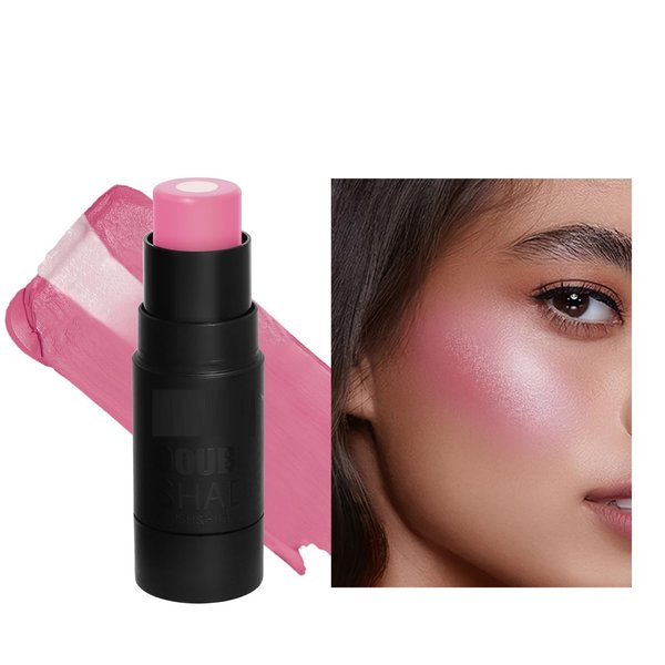 MAEPEOR Matte Blush 6 Color Smooth Creamy Shiny Glow Face Blush Long-Lasting Lightweight Buildable Face Blush for Cheeks (Color 06)