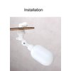 PureSec 3/8&1/4 inch RO Tubing Used Plastic Float Valve Shut Off Float Ball Float Switch to Auto-Fill Water Stock Tank,Bucket, Livestock Pool,Cattle Trough, Aquariums, Aquaculture, Water Reservoir