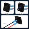 RVZONE Rocker Toggle Switch Panel, DC 12V 20A Blue LED Switch Panel USB Charger Rocker Switch Round Lighted ON Off SPST Switch Control for Ships, Yachts, RVs, Buses, Trailer, Camper, Boat etc