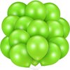 48 Pieces Neon Green Balloons Lime Balloons Lime Green Balloons Helium Balloons Party Balloons for Wedding Bridal Birthday Party Decorations Supplies(Black)