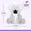 Warm Pals - Cuddly Koala - 1.5lbs - Cozy Microwavable Lavender Scented Plush Toys - Heated Stuffed Animal - Heatable Coolable Bedtime Comfort Plushie