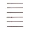 MZCMSL 6pcs Cylinder Cuticle Bits, Safety Manicure Drill Bits for Nail Prep, 3/32 Shank Diamond Nail Bits (Fine & Medium)