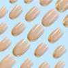 Gold Press on Nails Almond French Tip Fake Nails Short Nails Press on Gold Nail Tips Designs Full Cover False Nails Glossy Acrylic Nails Almond Shape Glue on Nails for Women Girls Manicure 24Pcs