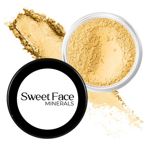 (20Gms) Yellow Color Corrector by SweetFace Minerals, Under Eye Corrector, Color Corrector For Dark Circles, Dark Circle Corrector, Skin Corrector, Makeup Corrector