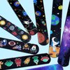 Omlisca Outer Space Slap Bracelets 40 Packs Space Party Favors Goodie Bag Gifts Starry Night Galaxy Snap Bracelet Planet Carnival Class Prizes Space Theme Birthday Party Supplies