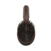 Ibiza Hair Professional Oval Detangling Boar Hair Brush (CX4), 100% Boar Bristles for Smoothing & Shine, Made with Carbonized Wood, For All Hair Lengths, Use Before or After a Blow Out, Heat Resistant