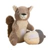 Patchwork Pet Merle The Squirrel Premium Dog Toy Plush Detachable 2 in 1 Small