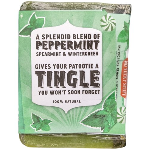 FILTHYFARMGIRL.COM Filthy Farmgirl Peppermint Patootie Soap Bar, Green, 5 Ounce , 1 Count