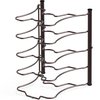 Simple Houseware Cabinet Pantry Pot and Pan Organizer Holder Rack, Bronze