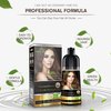 Herbishh Hair Color Shampoo for Gray Hair – Magic Hair Dye Shampoo – Colors Hair in Minutes–Long Lasting–500 Ml–3-In-1 Hair Color–Ammonia-Free | Herbishh (Chestnut Brown)