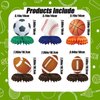 12pcs Sports Themed Birthday Party Decorations Sports Table Honeycomb Centerpieces Football Basketball Baseball Soccer Table Centerpieces Boy's Birthday Party Sports Themed Desktop Decoration