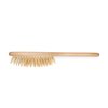 GranNaturals Wooden Brush with Wooden Bristles -Oval Wood Curly Hair Brush for Detangling and Styling for Womens Hair