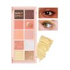 Peach C Seasonal Blending Eyeshadow Palette | Eye-Catching Eye Palette Makeup Hues for Everyday Use| Multi-Functional Eye Shadow Palette Makeup Shades| Lasting Makeup Eyeshadow SUNLIT CITRUS 3.03 oz