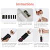 Glue Shaker for Eyelash Extensions, Eenten Nail Lacquer Shaker with 2 Connectors and 6 Sizes of Caliber Portable Electric Lash Glue Shaker Liquid Mixer Nail Polish Shaker for Eyelash Glue Ink