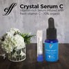 Carolyn's Facial Formulas Crystal Facial Serums C | Vitamin C Serum for Face | Skin Clearing Serum | Made in USA | Organic, Certified Vegan and Cruelty-Free. Unscented.(15 ml – 0.5 fl oz)