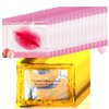 Qawnfy 30 Pairs Lip Masks & 24K Gold Gel Eye Masks, Under Eye Collagen Patches and Crystal Gel Lip Masks Collagen Under Eye Mask for Dark Circles Puffiness and Wrinkles
