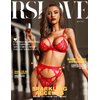 RSLOVE Women Lace Lingerie Set with Garter Belts Bralette and Panty Set Lace Teddy Babydoll Bodysuit Red M