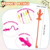 Hoarost 60 Pack Stretchy Sticky Lizards Toys Funny Colorful Squishy Sticky Hands Gecko Toy for Classroom Rewards Goodie Bags Fillers Birthdays Carnival Easter Party Favors