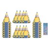 Unique Despicable Me Birthday Party Supplies Favor Bundle Pack includes 24 Party Hats and 1 Dinosaur Sticker Sheet