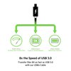 Belkin Thunderbolt 4 Cable (1M, 3.3ft Power Cable), USB-C to USB-C Cable w/ 100W Power Delivery, USB 4 Compliant, Compatible with Thunderbolt 3, MacBook Pro, eCPU & More - Intel Thunderbolt Certified