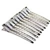 Hair Clips Pins Semilyn 10 Pack 3.5 inch DIY Hair Clips Stainless Steel Hair Pins Teeth Bows Hair Clips Hairdressing Salon Hair Grip DIY Accessories Hairpins for Women, Girls and Hairdresser (Silver)