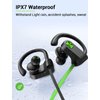 Stiive Bluetooth Headphones, 5.3 Wireless Sports Earbuds IPX7 Waterproof with Mic, Stereo Sweatproof in-Ear Earphones, Noise Cancelling Headsets for Gym Running Workout, 16 Hours Playtime - GreenBlack