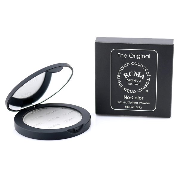 RCMA Makeup No Color Pressed Powder | Setting Powder | Vegan | Flawless Finish | Lasting Perfection | Everyday or Professional Makeup | 0.29 oz