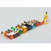 Dong Huang 40pcs Miniature Mini Fake Beer Bottles Toys, Mixed Wine Drinks Decoration Beer Glass Model, Beer Can Beer Bottle Models for Fairy Garden Pub Bar Dolls House Tableware Decoration