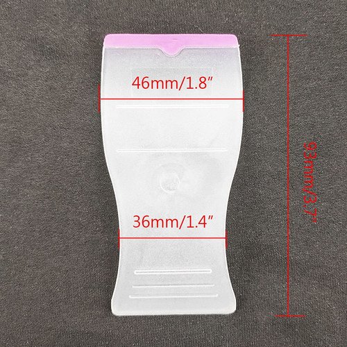 12 Pcs Hair Wax Cleansing Spatulas Plastic S-Shaped Makeup Cosmetic Mask Scraper Waxing Applicator Beauty Tools, Random Color