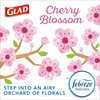 Glad OdorShield Small Drawstring Trash Bags, 4 Gallon Trash Bag, Febreze Cherry Blossom, 34 Count (Package May Vary)