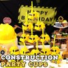 Tanlade Construction Party Favor Gift Supplies Cement Mixer Truck Cups with Straws and Lids Plastic Concrete Cups,10oz Plastic Concrete Cup Reusable for Truck Birthday and Race Car Party(12 Pcs)