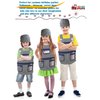 Flotory 7 Pcs Kids Train Engineer Costume Set Train Conductor Outfit Conductor Cap Train Conductor Dress Up Kit for Kids Halloween Role Play Career Day Pretend Party Cosplay