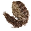 GNIMEGIL Long Curly Wig Brown Wig Mix Blonde Color Wavy Synthetic Hair Wigs for Women for Daily Wear Carnival Party Cosplay Halloween Costume Wigs