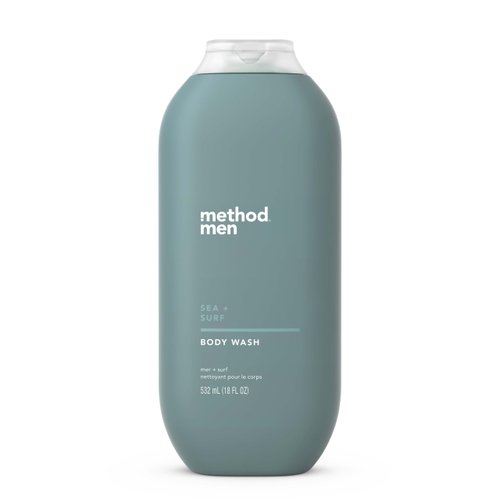 Method Mens Body Wash, Sea + Surf, 18 Fluid Ounce