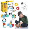 The Off Bits Jumbo Kit Educational Build Your Own Robot Toy, Stem Classroom Games for Group Play & Family, Valentine Birthday Gifts for Kids Montessori Play Kit, Steam Toys for Kids Ages 6 7 8 9+