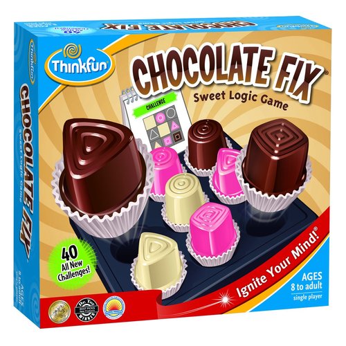 Think Fun Chocolate Fix Board Game (Colors and Parts May Vary)