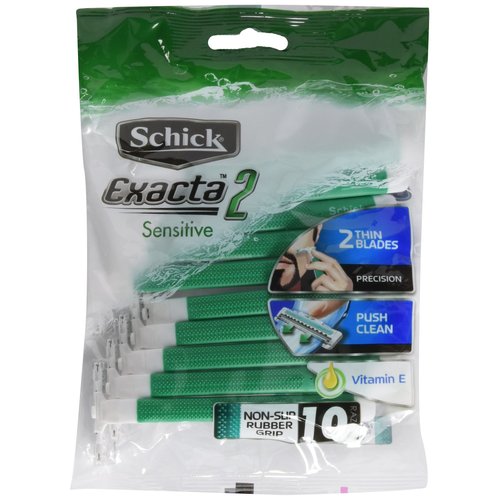 Schick Exacta2 Sensitive Disposable Razor 20p (10 Count x 2Pack)