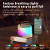 Karaoke Machine for Kids Portable Bluetooth Speaker with Wireless Microphone for Illusionary Flowing Light,Karaoke Toys Gifts for Girls & Boys Ages 4-12 +Year Old Birthday Party