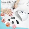 JODSONE UV LED Nail Lamp, Nail Dryer for Gel Polish, Gel Nail Lamp Led Nail Light for Gel Nails with Automatic Sensor & 4 Timers