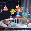 qesfir Musical Baby Stroller Arch Toys, Travel Car Seat Toys, Baby Play Arch Crib Accessory Toys, Mobile for Bassinet, Pram Activity Arch Bar Toys for Babies Infants