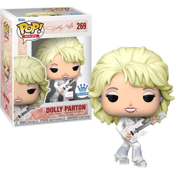 Funko POP! Rocks: Dolly Parton in White Pantsuit Shop Exclusive