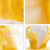 Aukidwld Princess Costume for Girls Kids Dress Halloween Cosplay Party Outfit Toddler Princess Dress Up 4-5Years