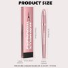 2Pcs Microblading Eyebrow Pen, Long-Lasting Waterproof Eyebrow Pencil with 4-Fork-Tip for 3D Realistic Brow, Easily Create Natural Hair-Like Brow Last All-Day, Eye Brow Pencils for Women -Light Brown