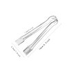 HQLESHUI 10 Pieces Plastic Serving Tongs Mini Kitchen Tongs Kitchen Tongs Utility and 10 Pieces Plastic Kitchen Scoops Clear Ice Scoop Mini Clear Buffet Scoop for Candy Dessert Buffet Ice