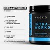 Kaged Intra Workout BCAA Powder | Blue Raspberry | In-KAGED | Intra Workout Carbs | Energy Drink for Weights & Cardio | Amino Acids to Boost Protein Synthesis | 20 Servings