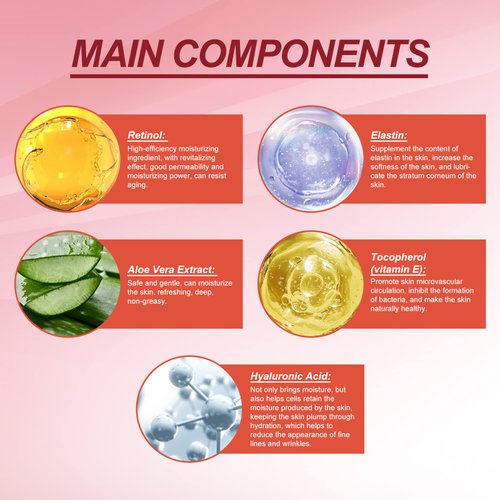 Retinol Face Cream,Dragons Blood Face Cream, Hyaluronic Acid Hydrating Moisturize Firming & Revitalizing Cream,Anti-Aging & Anti-Wrinkle Firming Facial Cream
