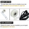 Lifetime 279640 & W10837240 & 661570 Dryer Idler Pulley Kit and Dryer Drum Belt by Seentech – Compatible with Whirlpool May-tag Kenmore Dryers – Replaces: 661570VP 661570V PS11726337 W10547290