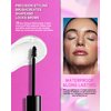 Eyebrow Gel Set with Brow Tool-Waterproof Black Tinted Eye Brow Gel & Clear Brow Setting Glue,Longlasting Brow Tinting Gel Brow Filler for Eyebrows,Thanksgiving Eyebrow Makeup Gift Kit for Women-01+05